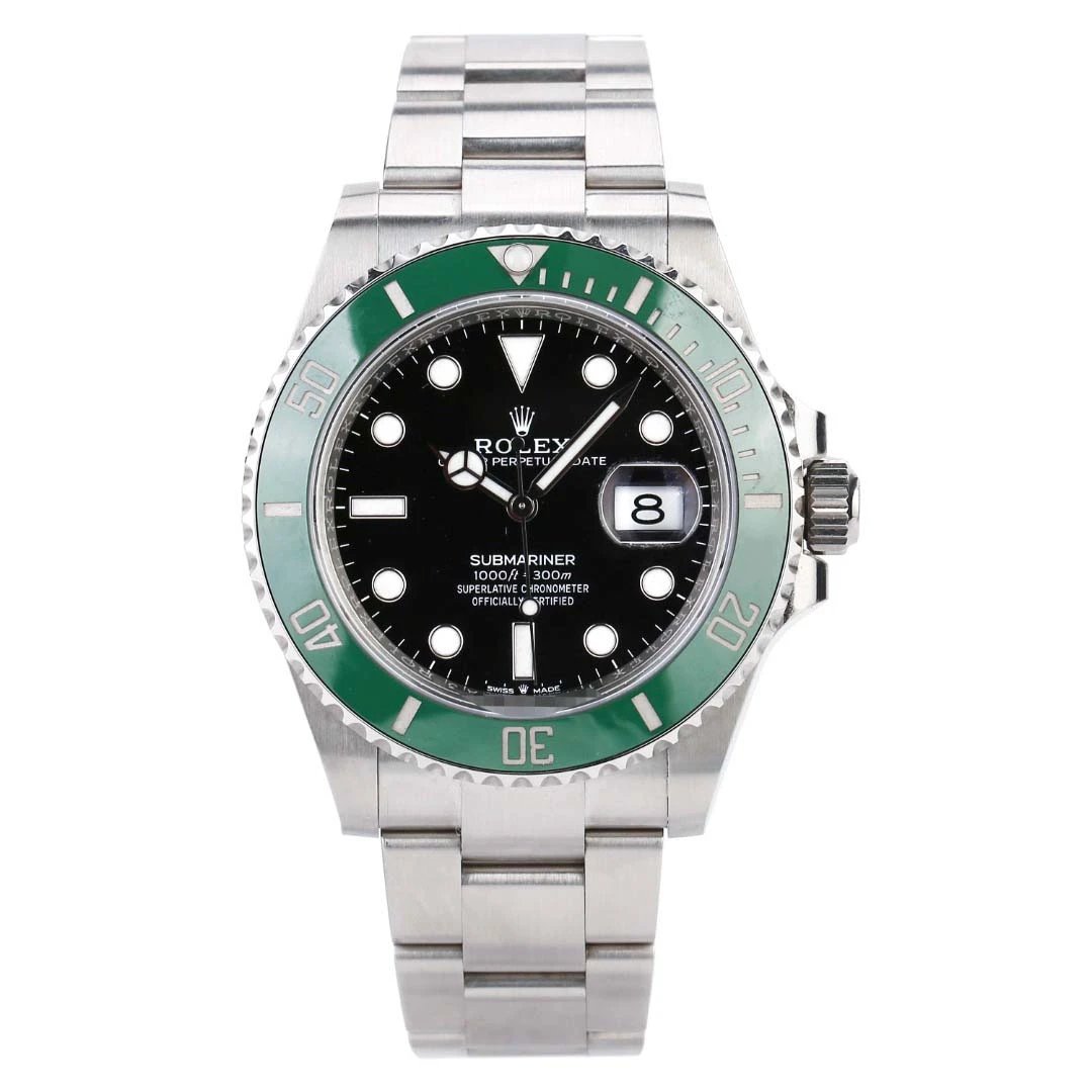 全新未使用 Rolex/劳力士 礼尚往来22年126610绿水鬼5R160