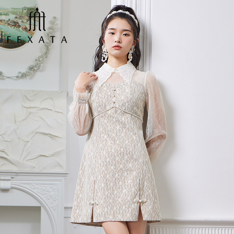 【小朱专属】FEXATA斐格思甜辣风连衣裙F23T0301