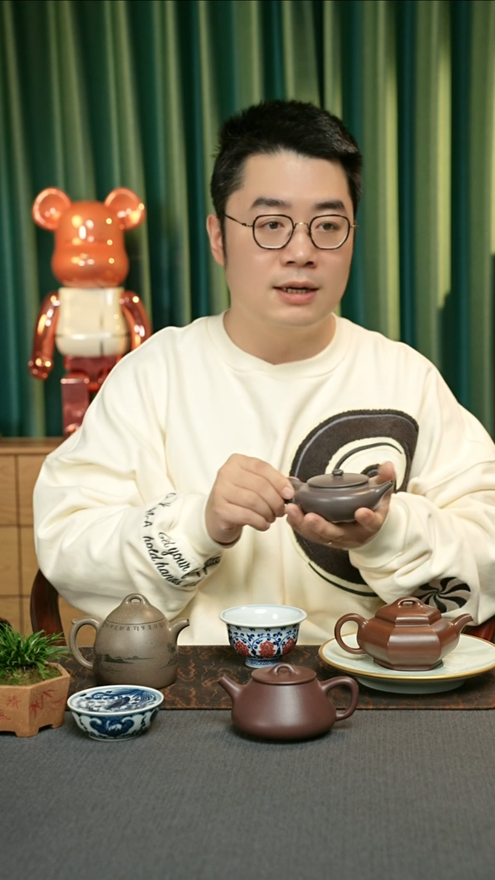 【闪购商品】紫砂茶壶平盖石瓢