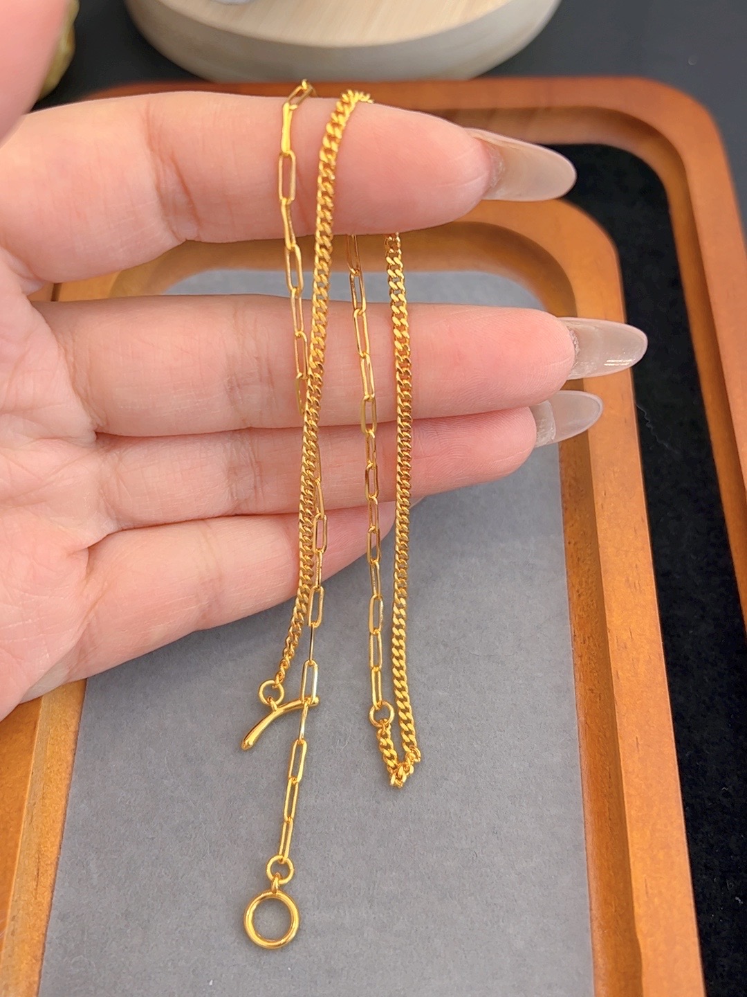 R项链 CUICAN金色AB项链R034