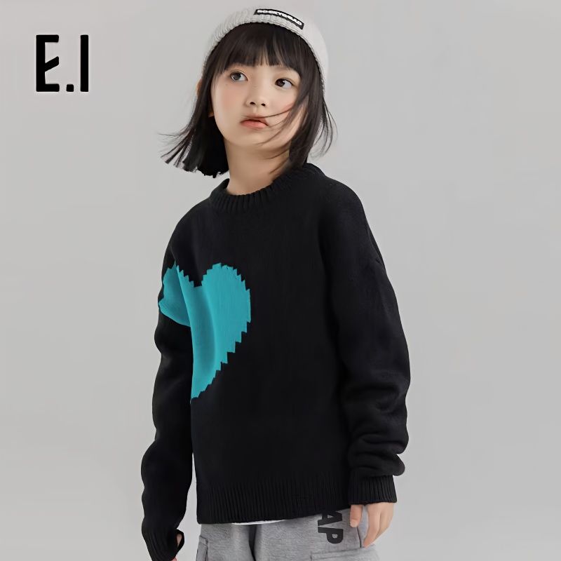 2024针织衫学生打底衫韩版运动儿童新款毛衣大童女童针织衫春秋款