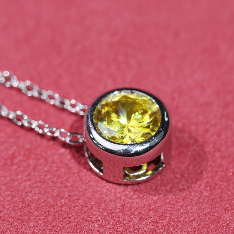 简单小圆包宝石吊坠L518