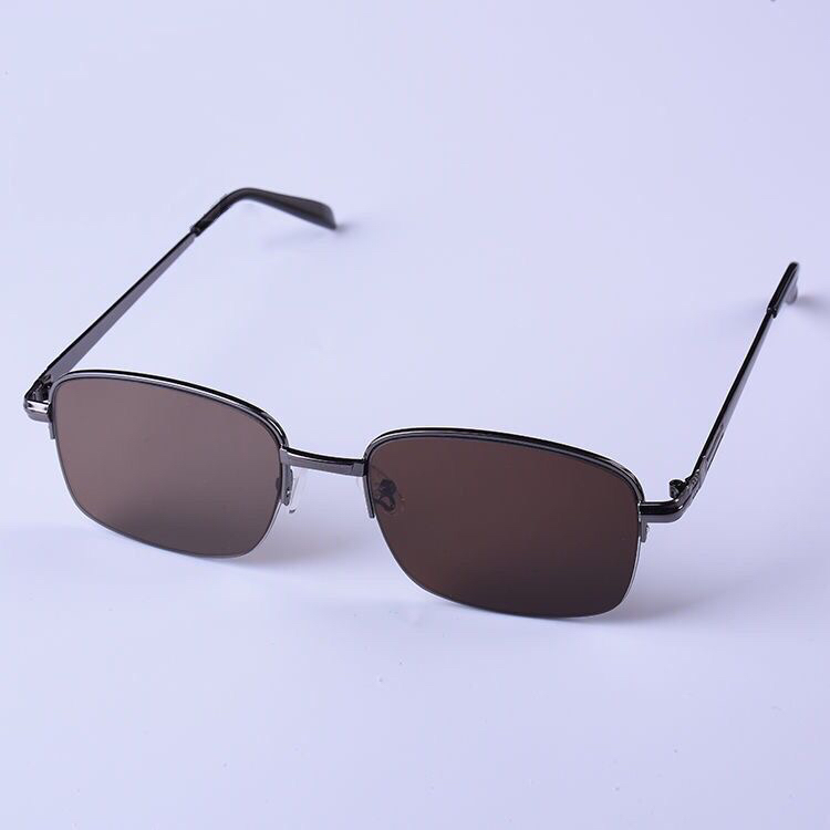 半框拉丝石头眼镜男女同款