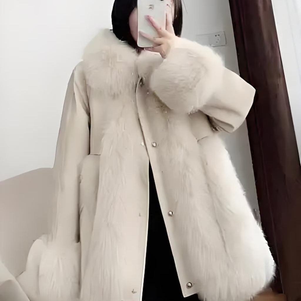 秋冬款时尚女装气质网红百搭冬季韩版中长款