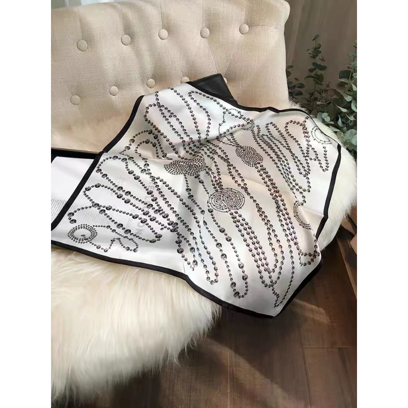 100新款夏季百搭杭州丝绸真丝丝巾53*53##3507