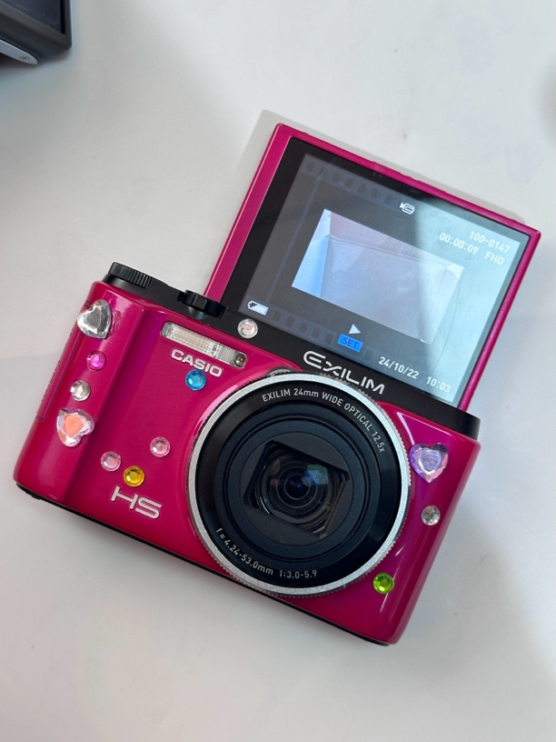 95新 Casio/卡西欧 ZR1500『反转可自拍』长焦可摄月带美颜磨皮