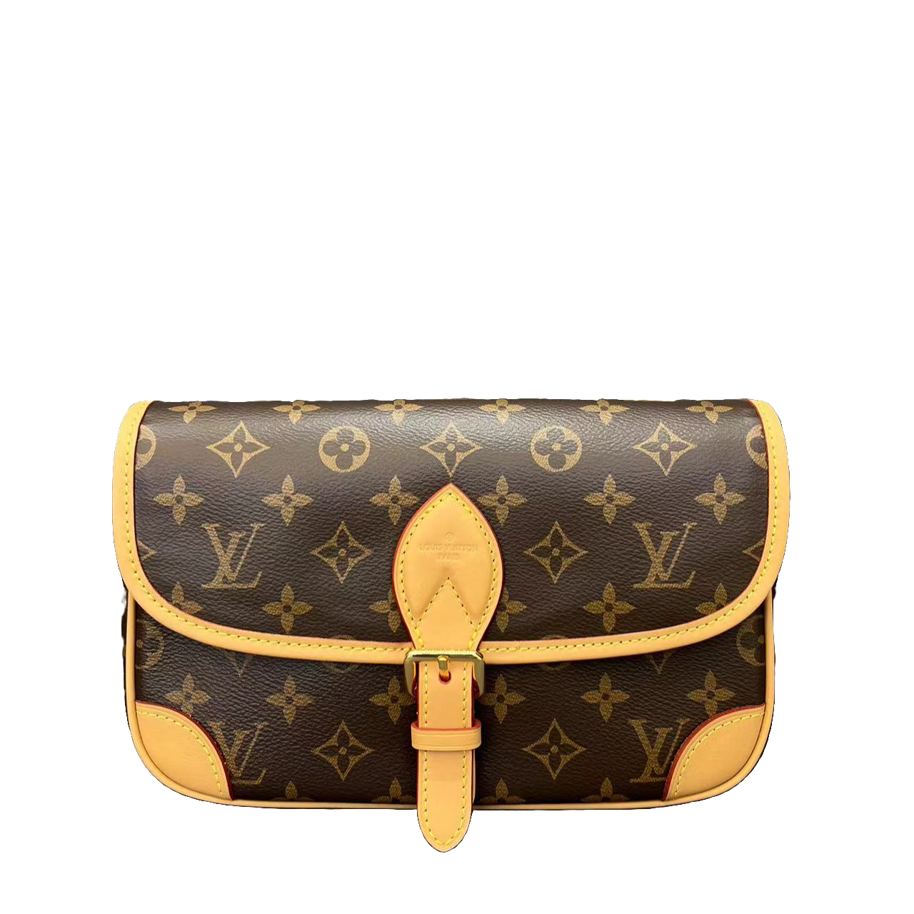 全新未使用 LouisVuitton/路易威登 李李/LV法棍芯片款/斜跨