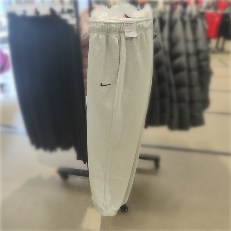 NIKE/耐克长裤女秋冬新款小勾宽松加绒保暖运动休闲裤DD5111-013
