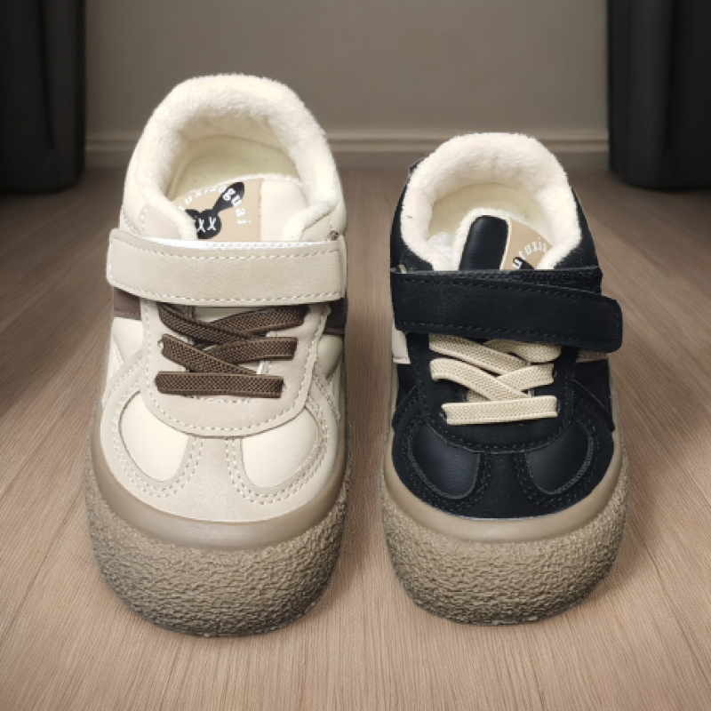 M903-2童鞋板鞋软底学步鞋女宝鞋子幼儿时尚男童舒适休闲加绒加厚