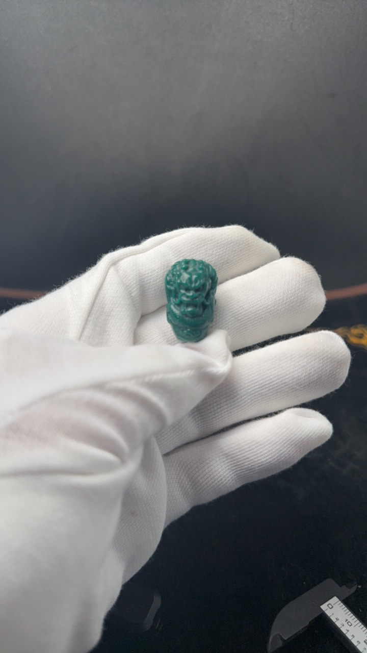 雪巴琉璃龙三通配椰蒂星月核尖小金刚百香手持108文玩配饰手艺人