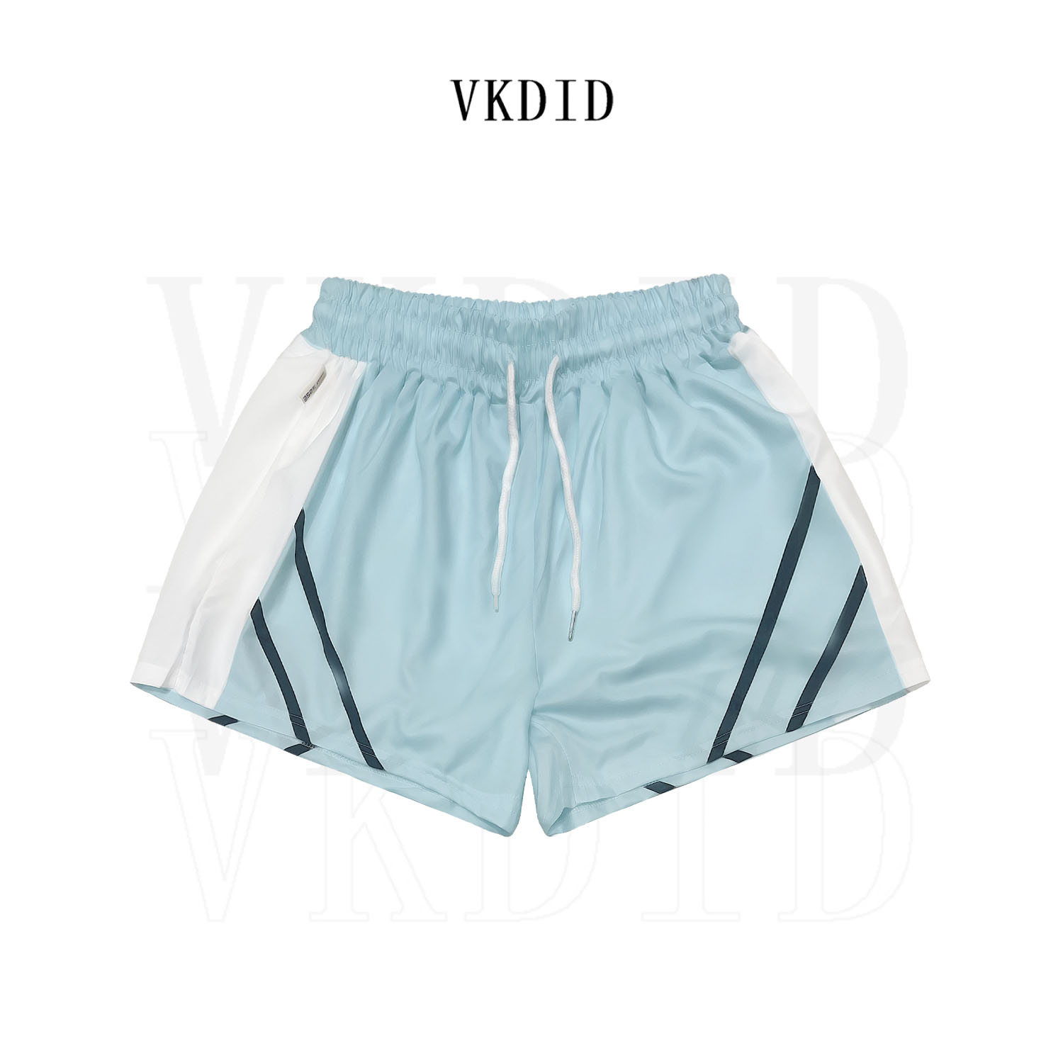 VKDID夏季轻薄运动短裤休闲时尚爆款宽松百搭拼接撞色设计-1670
