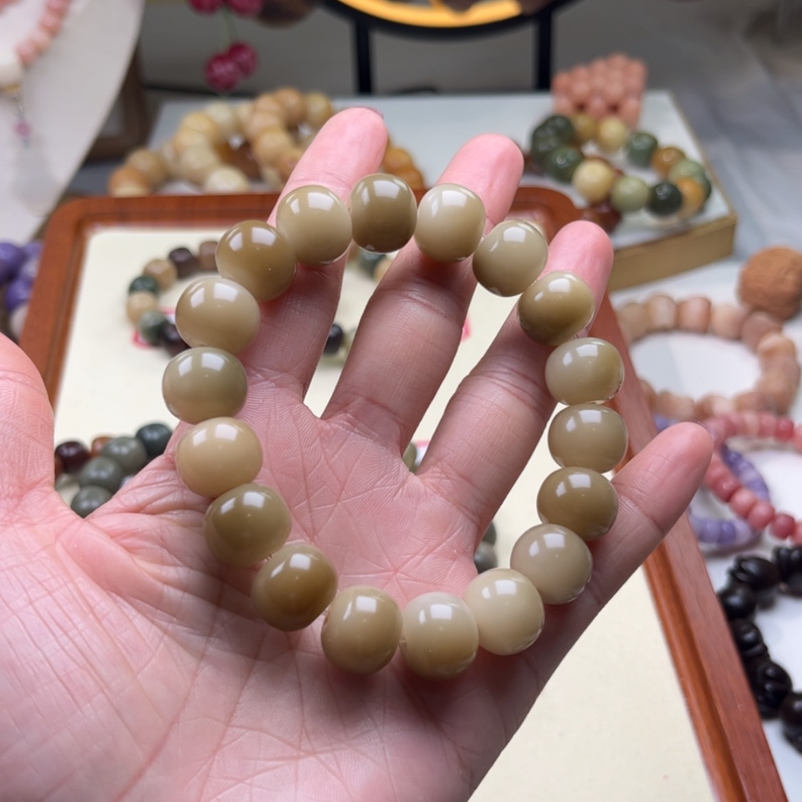 【闪购商品】白玉菩提吊坠P13mm