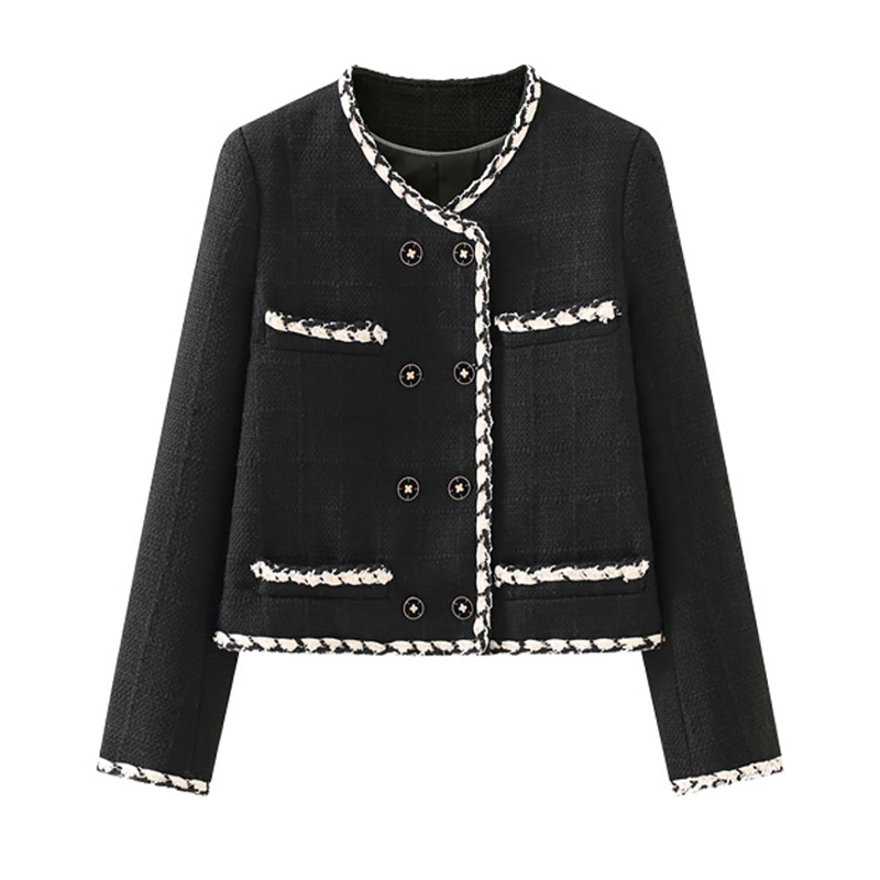 团子【061-070】小香风外套女秋季新款休闲风长袖轻奢宽松气质上衣