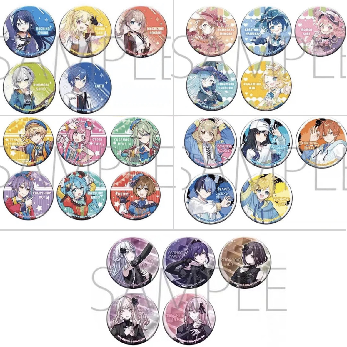 世界计划pjsk 2024onlyshop吧唧系列 movic 初音（直播间盲盒代拆）