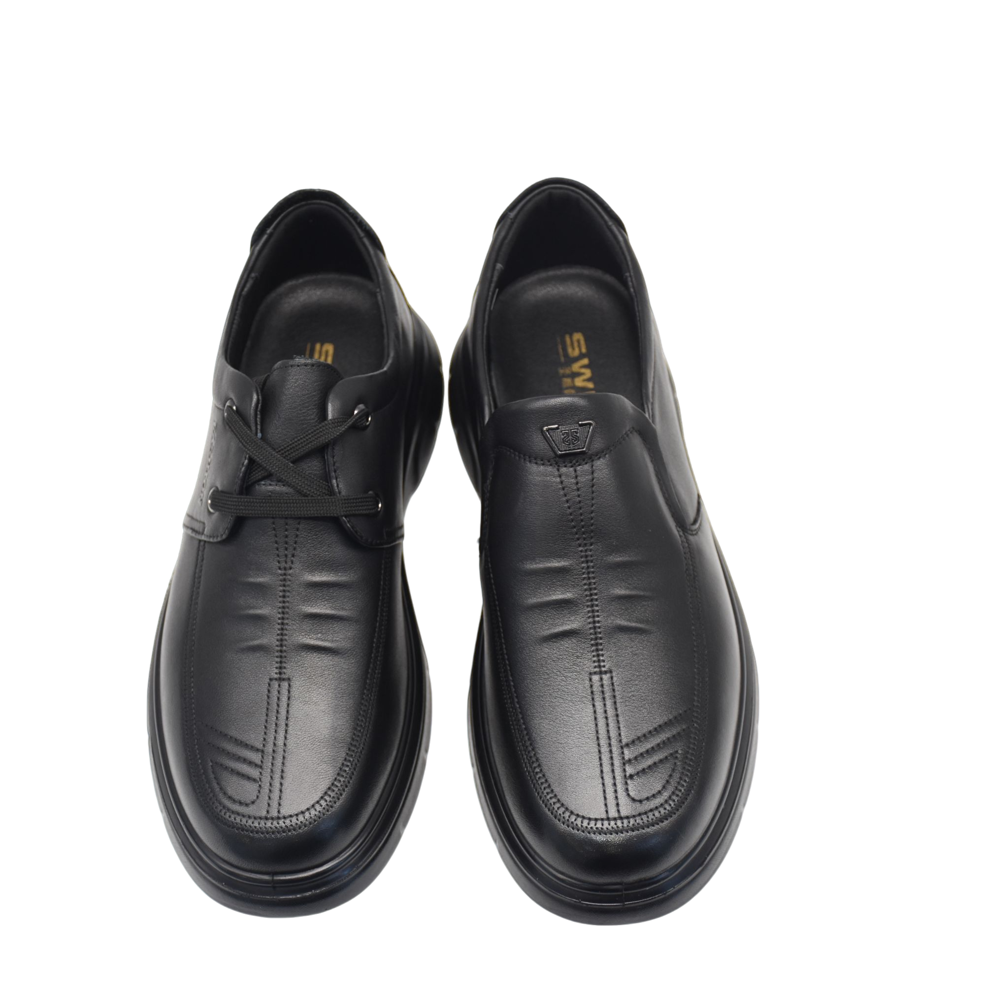 2024年秋季新款时尚百搭轻便舒适防滑耐磨橡胶底商务休闲鞋