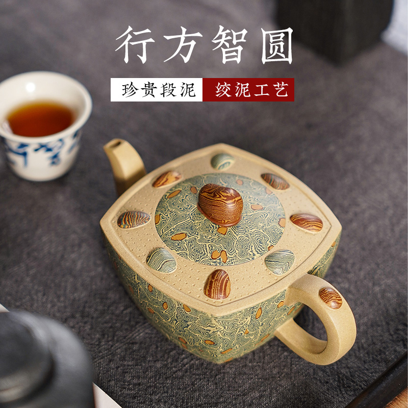 紫铜茶具】1200ML陨石烧水壶煮茶壶铜壶手工锤纹加厚精品茶具茶道_珠宝