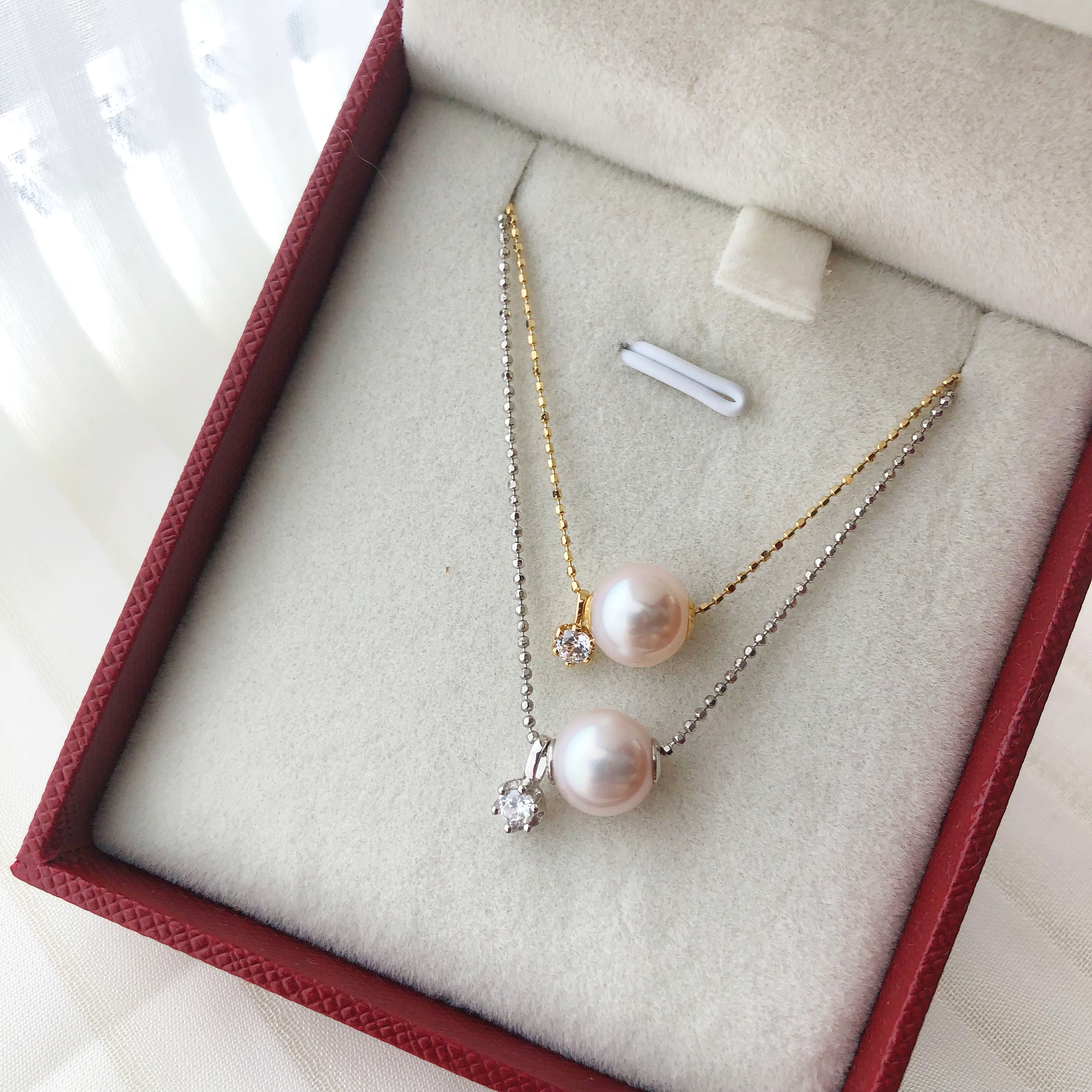 【你的kiwi仔】8-9mm路路通款珍珠吊坠（多样性发一）