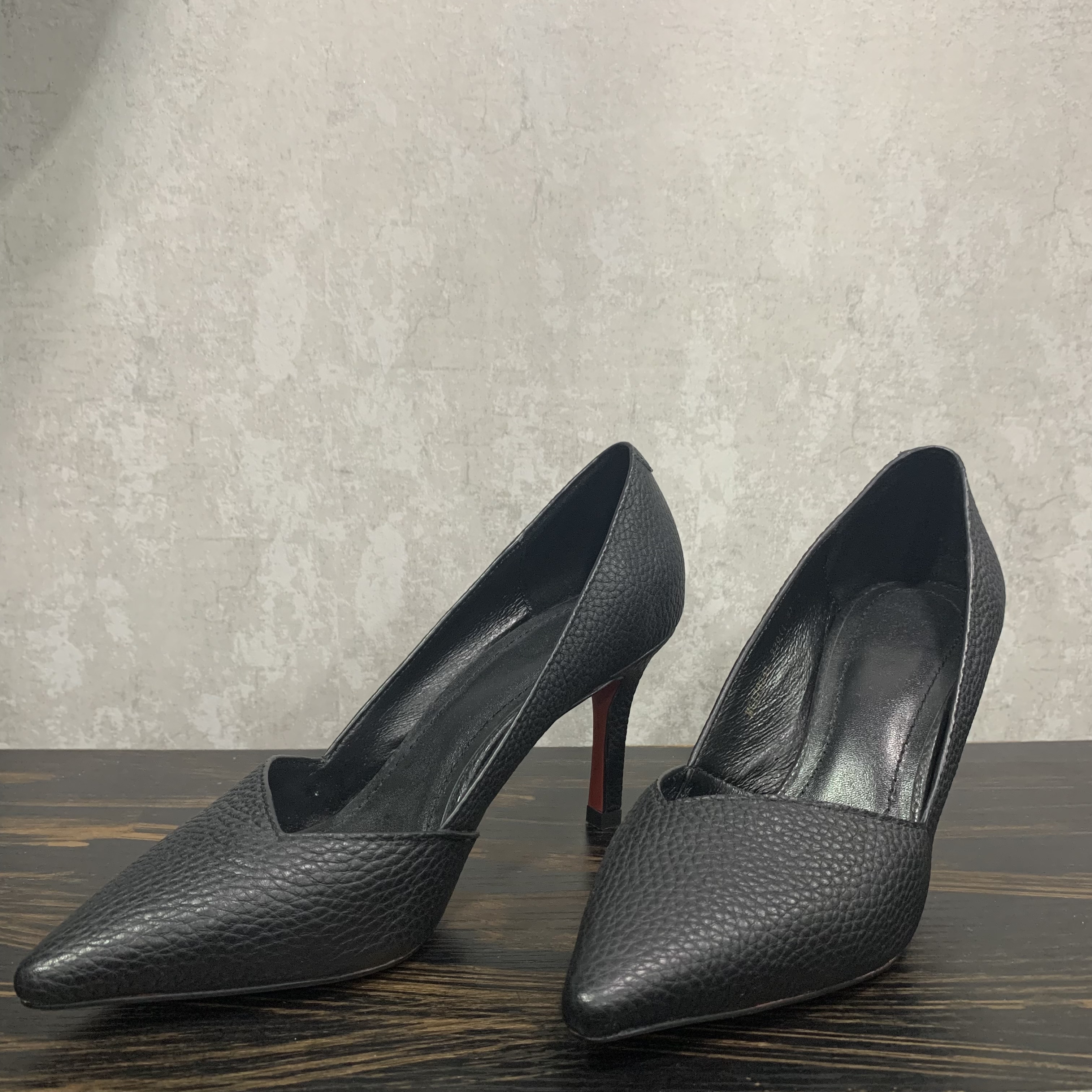 22AW/羊皮高跟百搭款  清版 一双34 不退换看好拍