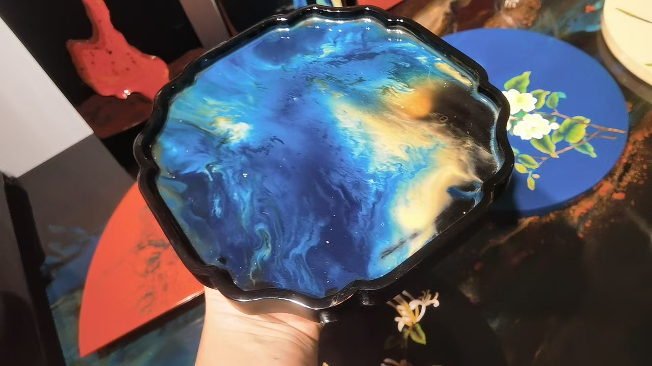 漆研堂「中国大漆」干泡盘