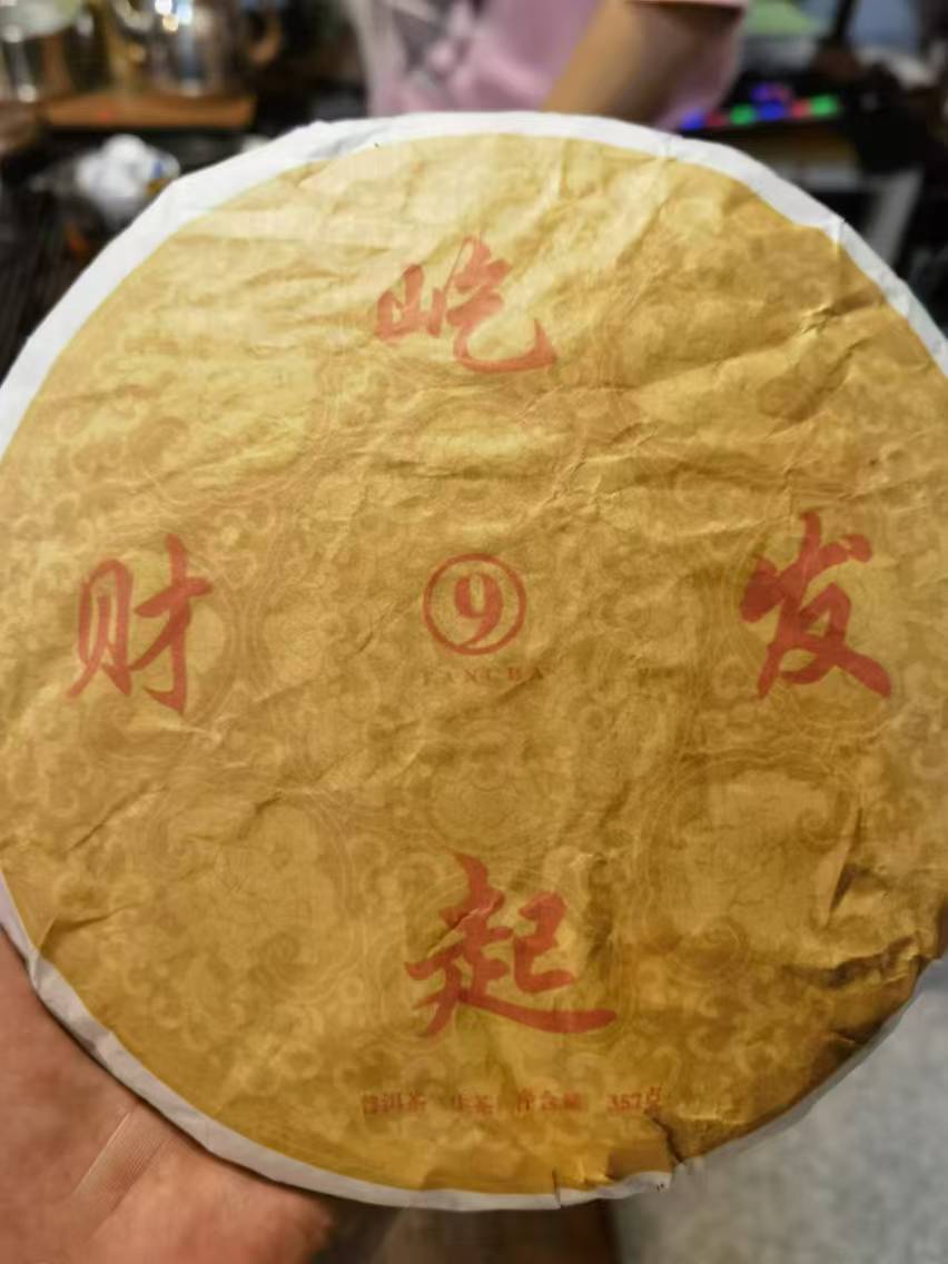 平替款 贩茶 屹起发财 普洱茶 生茶 357克