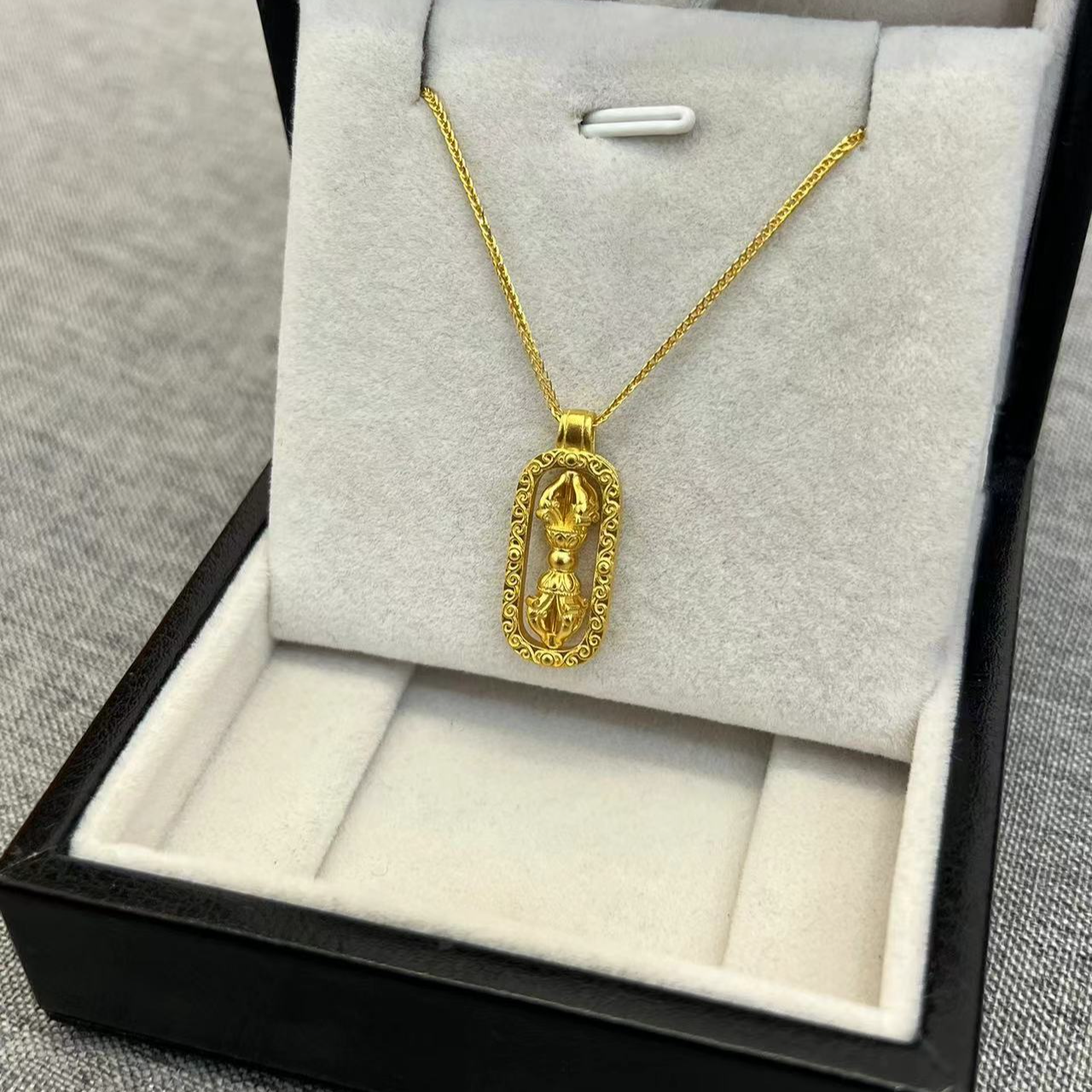 【东豪珠宝】足金古法时尚百搭金刚杵套链（多样性发其一）简约