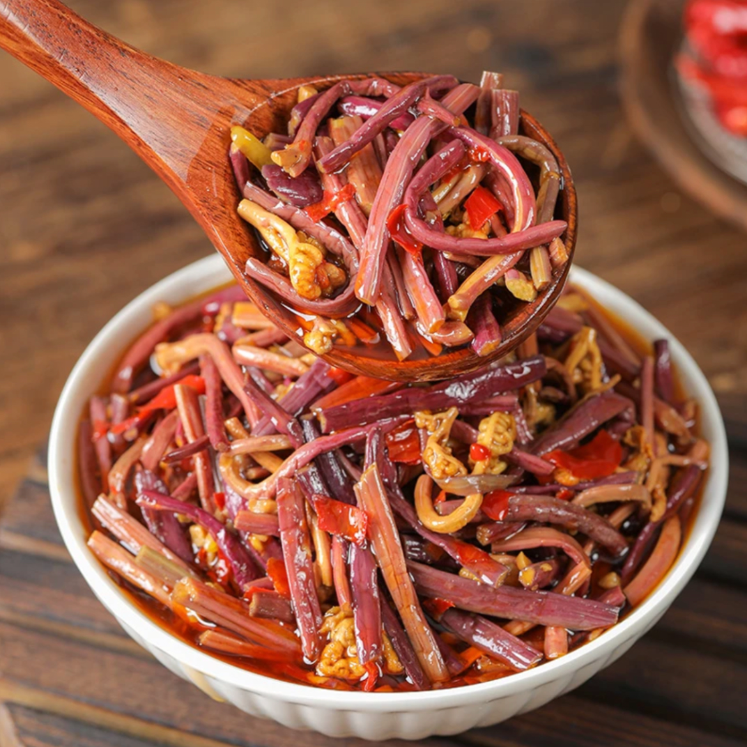 湖南特产香辣蕨菜下饭菜罐装即食菜拌饭酱剁辣椒咸菜凉拌腌制酱菜