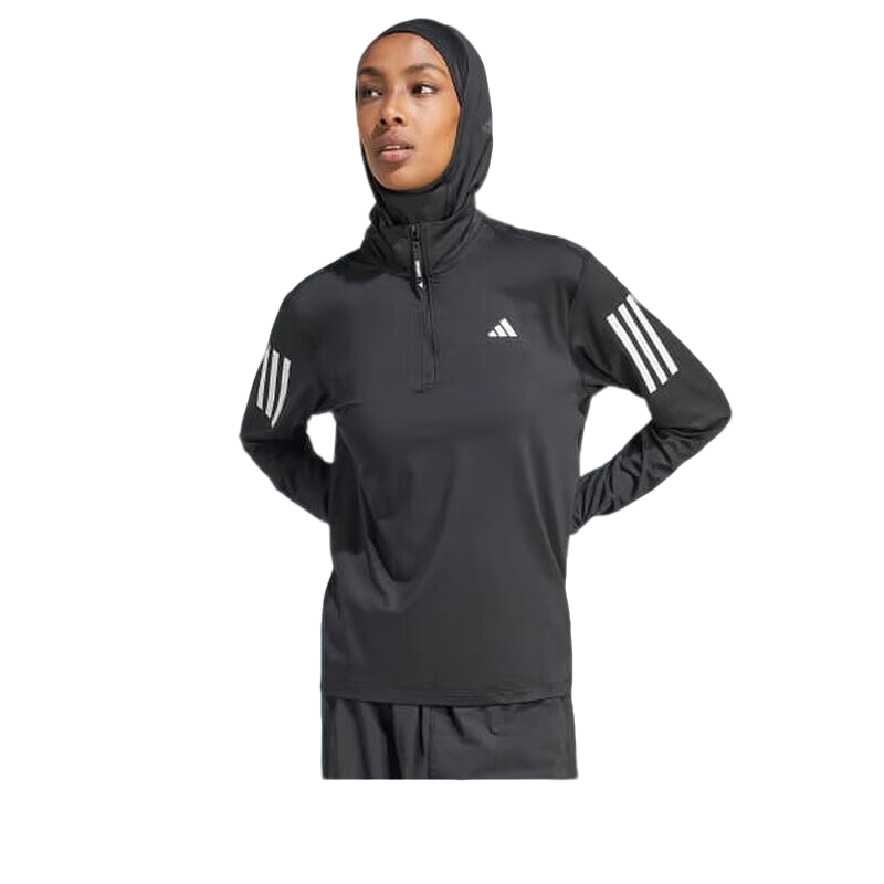 【滔搏联动】adidas/阿迪达斯女子速干跑步长袖卫衣 IK7440