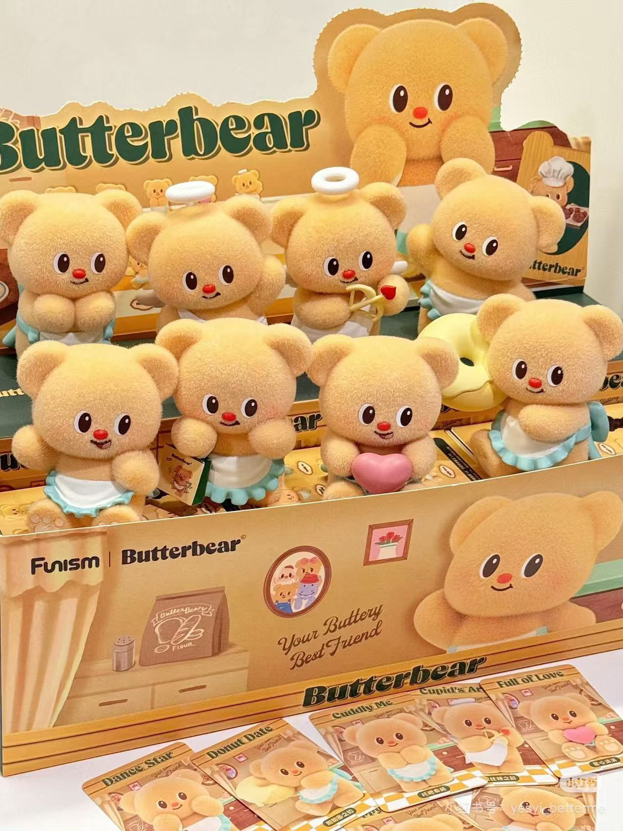 【直播拆盒】butterbear黄油小熊营业日系列盲盒手办