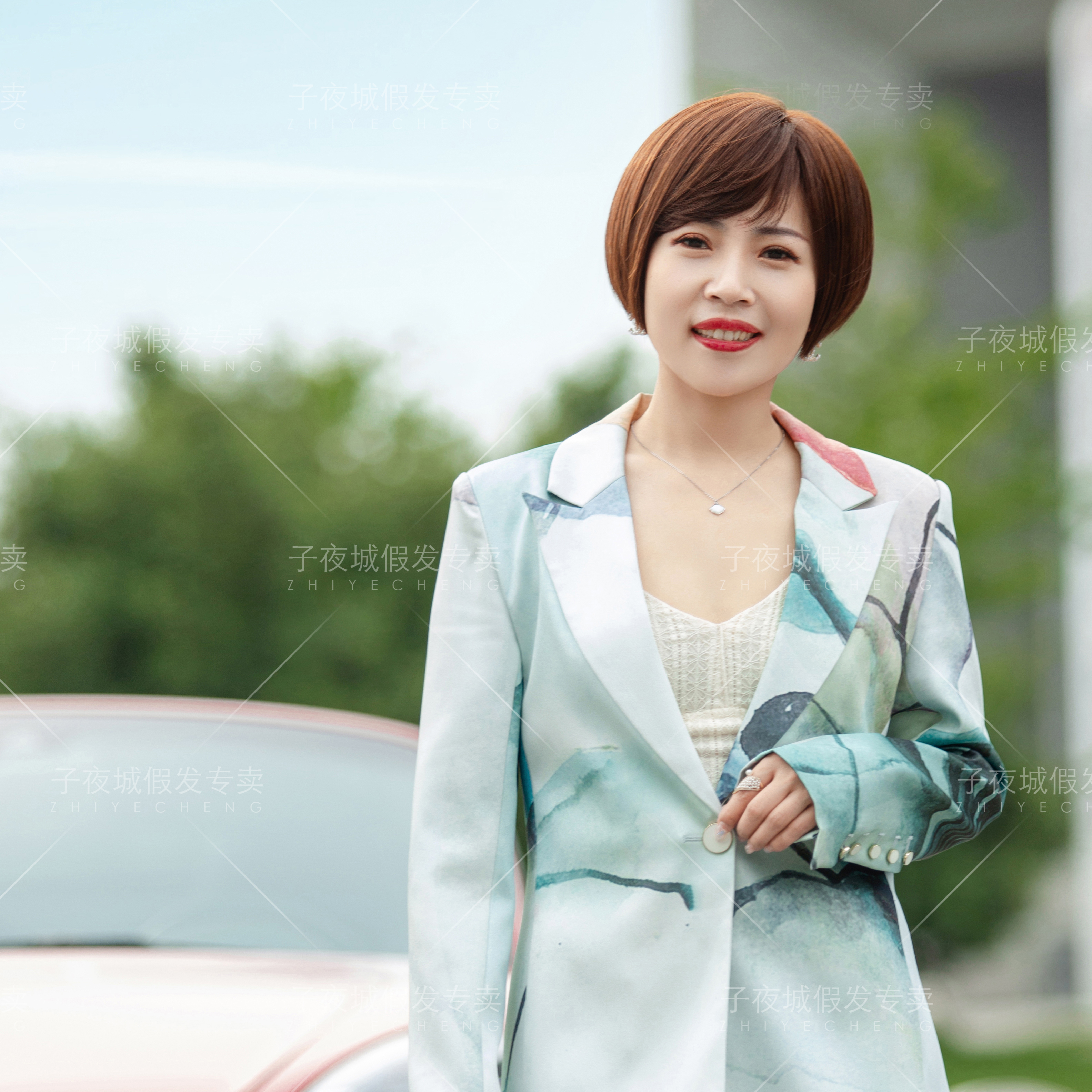 13号发型链接波波头假发时尚直发假发