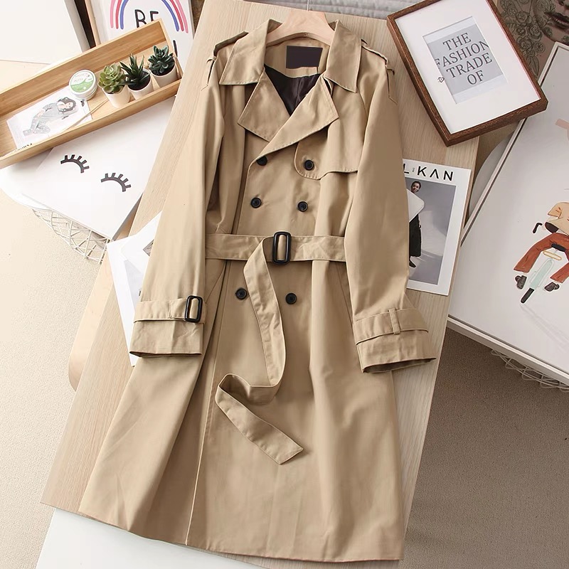 C328（只出不进 谨慎下单）中长款宽松气质显瘦小个子风衣女