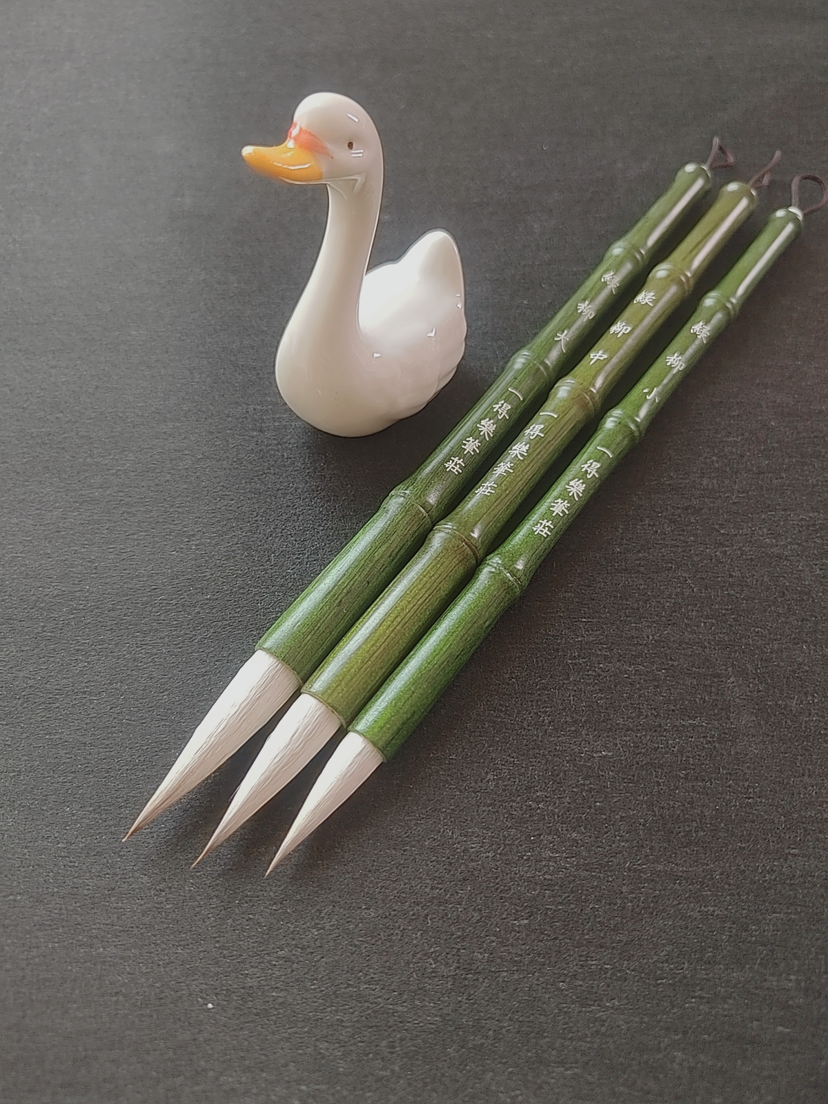 【绿柳】出锋3.8-3.2-3.0兼毫中楷毛笔楷书适用欧楷九成宫多宝塔