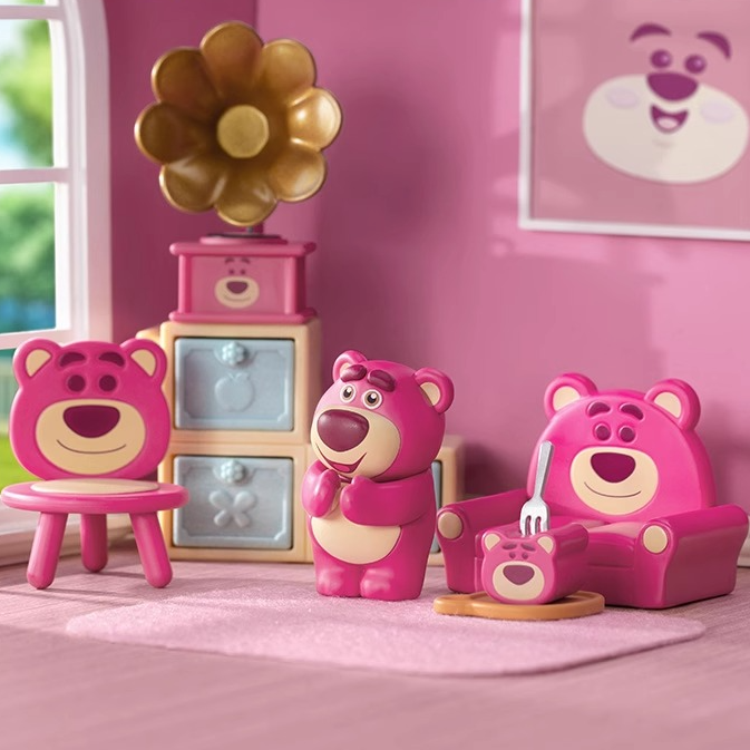 【米拉潮玩】玩具总动员草莓熊的房间盲盒潮玩手办摆件玩具