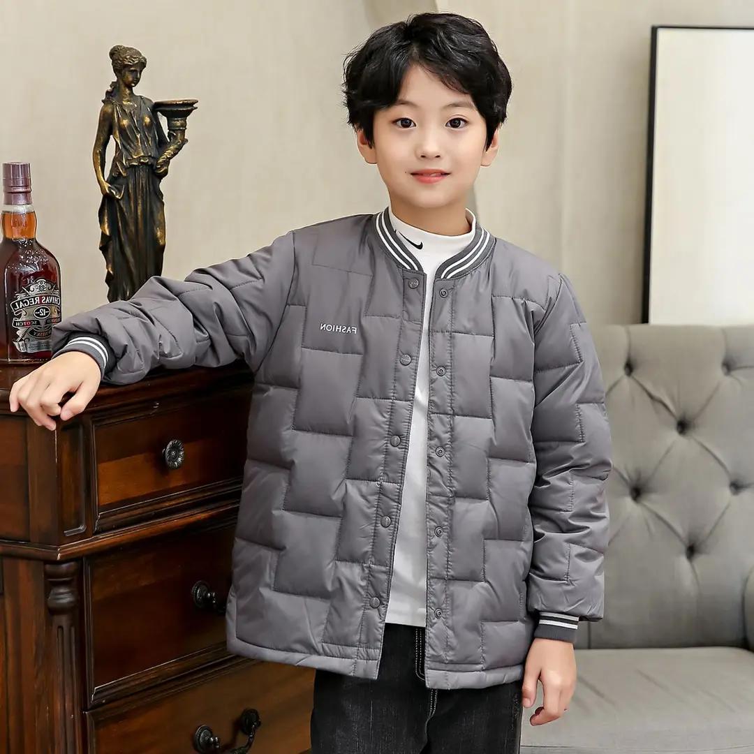好客儿童羽绒内胆男女学生保暖校服内搭轻薄秋冬神器中大童白鸭