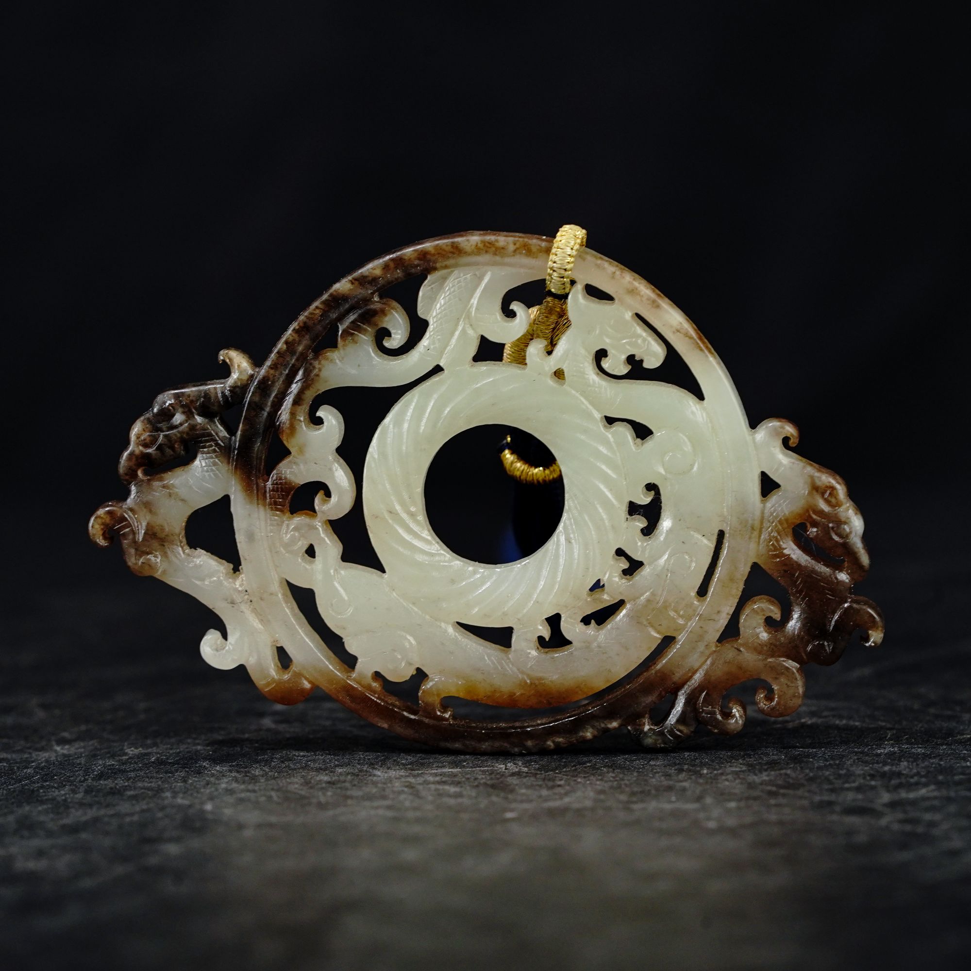 明代早期龙纹廓/