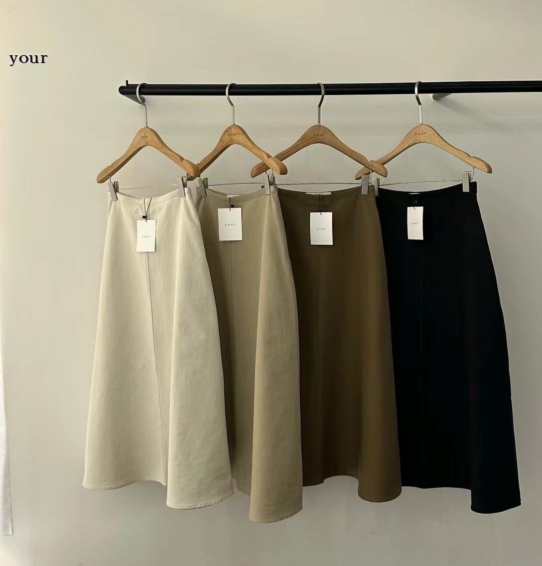 韩国  休闲百搭伞裙