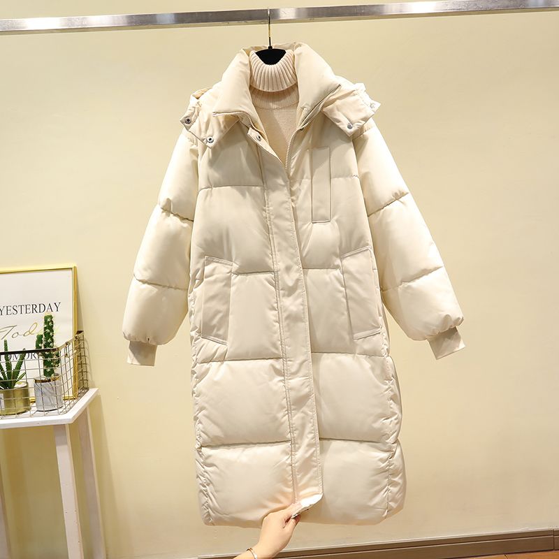 雅鹿爆款羽绒羽绒服女中长款过膝2023冬季新款韩版棉袄宽松加厚棉