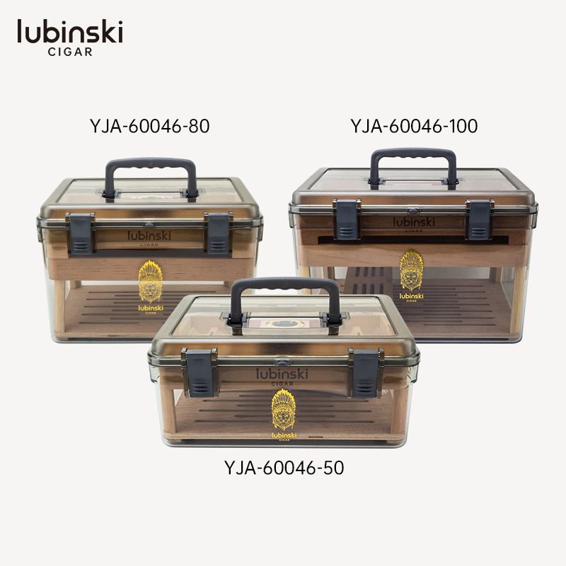 LUBINSKI 透明亚克力实木醇化盒 YJA-60046