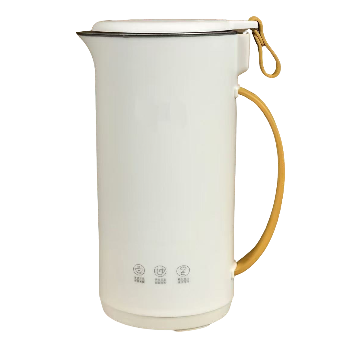 白色机身多功能额定300ml容量小型榨汁豆浆机xt