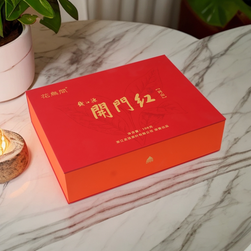钱江源开门红特级红茶茶叶问山礼盒108g品质茶礼品茶冲泡
