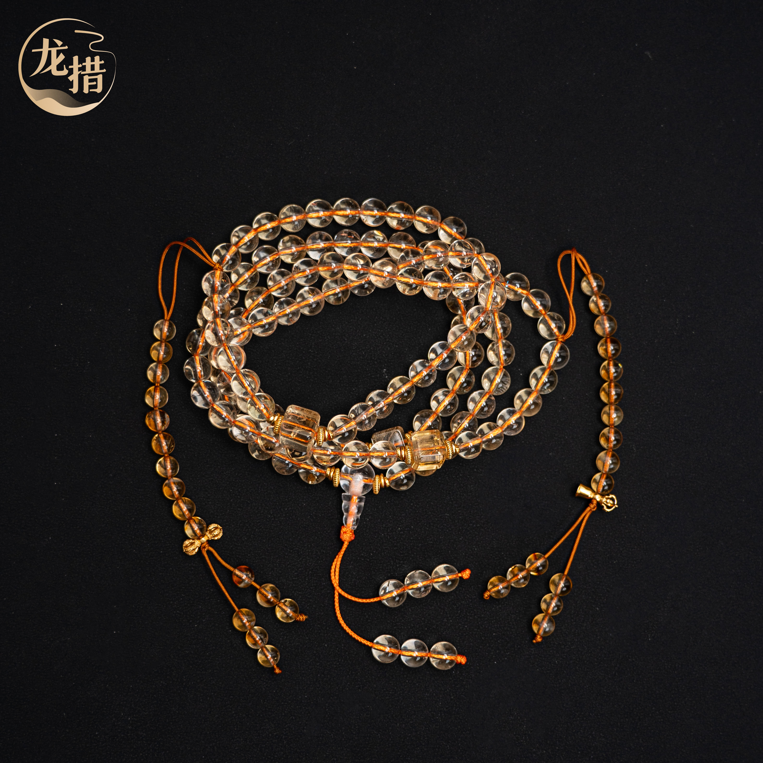 【龙措设计】方糖黄水晶念珠 手串 （多样性发货发其一）