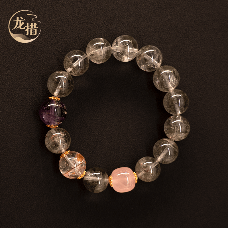 【龙措设计】绿幽幻彩手串（多样性发货发其一）