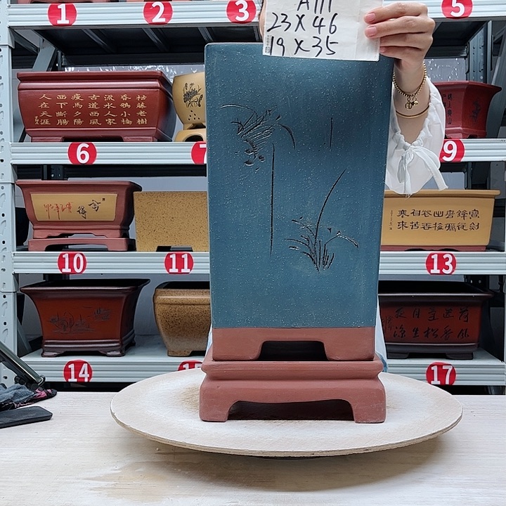 紫砂花盆紫砂花盆