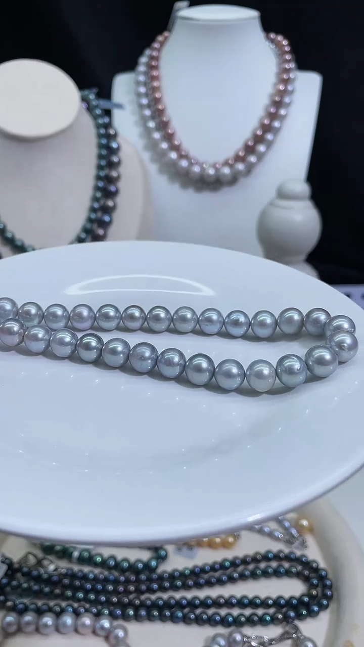 【闪购商品】海水珍珠颈饰银S925镶嵌真多麻