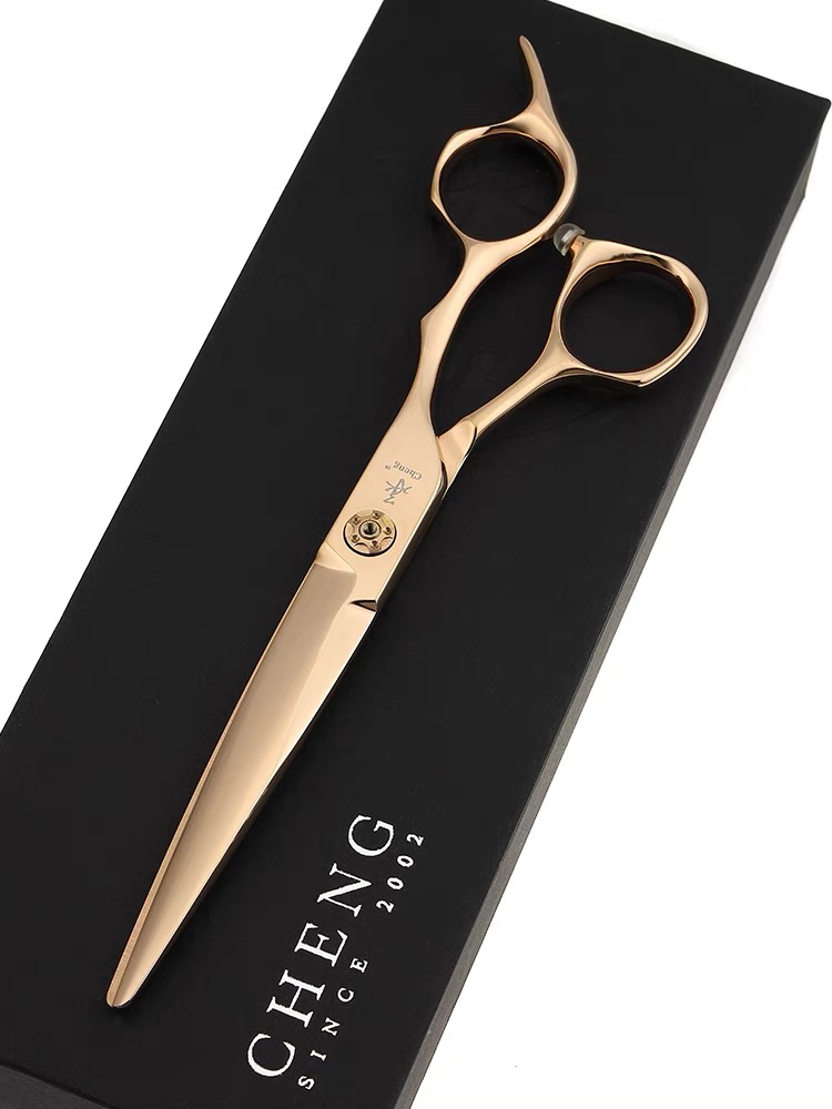 承剪理发美发剪刀发型师专业综合平剪金色正品品牌剪刀A1焗油刷子