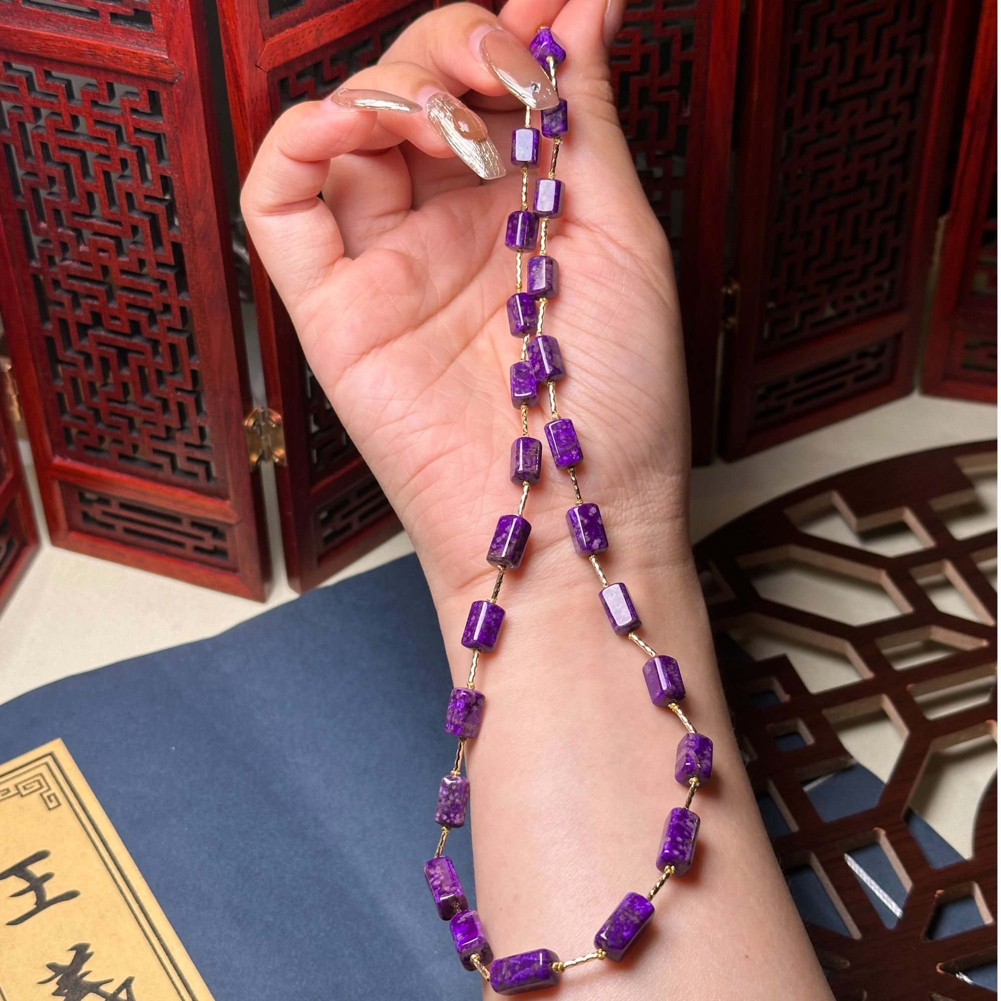 【年终盛典】5k苏纪石舒俱来南非老矿含K金项链/多样性发一