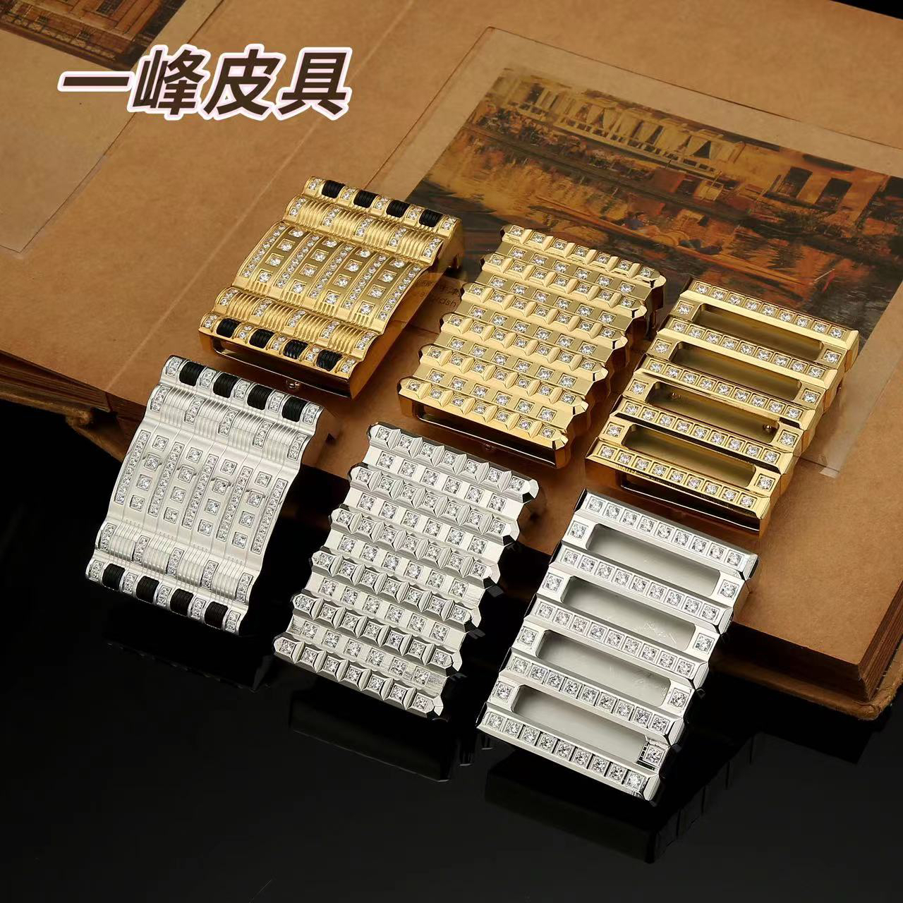 【一峰皮具】精钢镀金/时尚百搭高档皮带扣