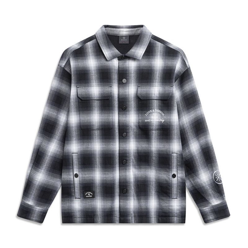 LI-NING/李宁男子韦德系列宽松舒适运动户外休闲外套AFDU009-B品