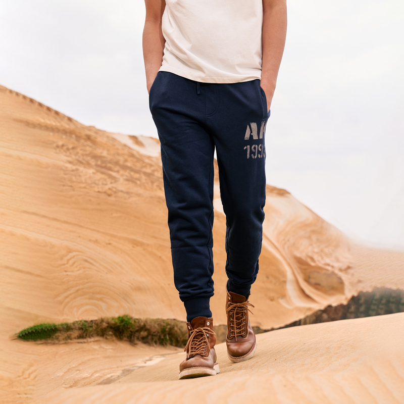 AKCLUB春秋复古渐变印花宽松运动休闲卫裤休闲运动长裤男 1952224