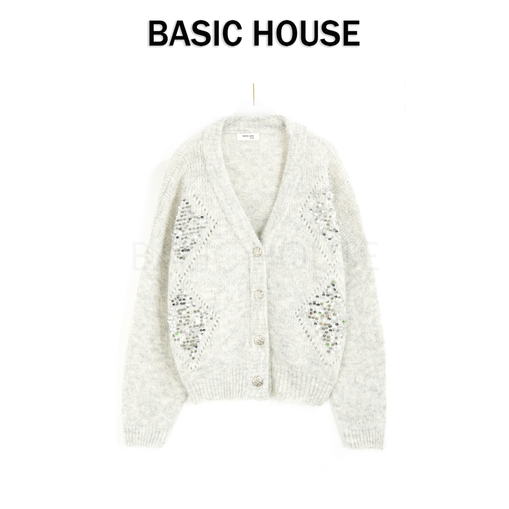 Basic House/百家好新款宽松加厚百搭洋气外套B0604B555L2