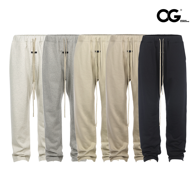 原创高街休闲宽松净版百搭日常CLEANFIT抽绳宽口长裤男